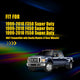 LED Side Marker Light for Ford Super Duty F-350/F-450/F-550, White, Side Fender, Dually Bed