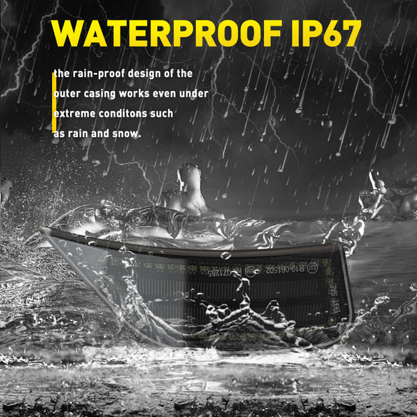 LED Side Marker Light for GMC Yukon/Chevy Tahoe/Suburban 2021-2023, Smoked Lens, White