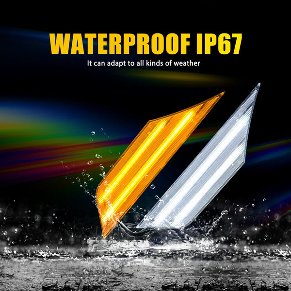 LED Side Marker Light for Honda Civic 2016-2021, Switchback Sequential Turn Signal