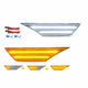 LED Side Marker Light for Honda Civic 2016-2021, Switchback Sequential Turn Signal
