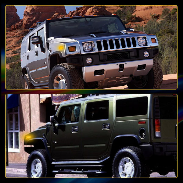 LED Side Marker Light for Hummer H2 2003-2009, Front