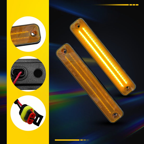 LED Side Marker Light for Hummer H2 2003-2009, Front