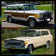 LED Side Marker Light for Jeep Grand Wagoneer 1984-1991, Smoked Lens, Front L&R