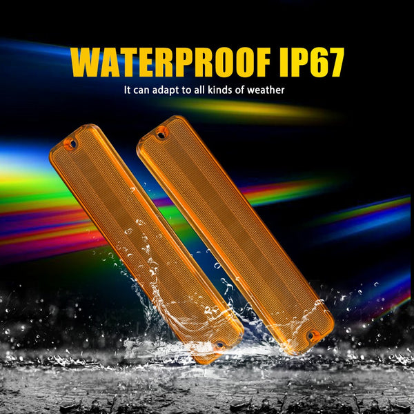 LED Side Marker Light for Jeep Grand Wagoneer/J10 Pickup/CJ5, Amber
