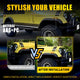 LED Side Marker Light for Jeep Grand Wagoneer/J10 Pickup/CJ5, Amber