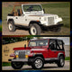 LED Side Marker Light for Jeep Wrangler YJ 1987-1995, Smoked Lens, Turn Signal