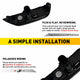 LED Side Marker Light for Kia K5 2021-2024, Smoked Lens, Amber, Front Bumper