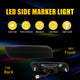 LED Side Marker Light for Lexus IS300 2001-2005/GS430 & Toyota Prius, Smoked Lens, White