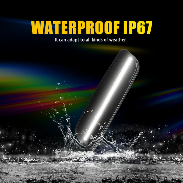 LED Side Marker Light for Lexus IS300 2001-2005/GS430 & Toyota Prius, Smoked Lens, White