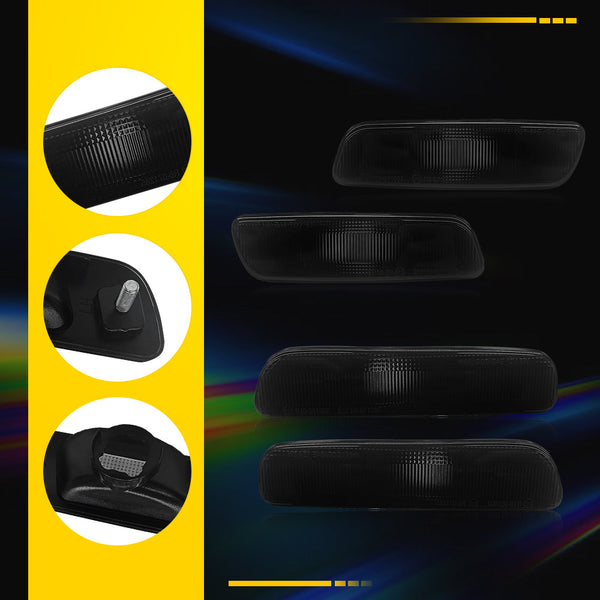 LED Side Marker Light for Lexus IS300 2001-2005, Smoked Lens, Parking Light