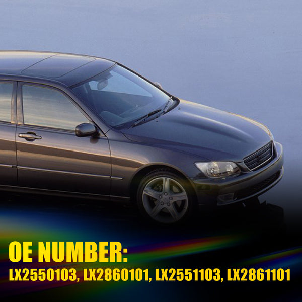 LED Side Marker Light for Lexus IS300 2001-2005, Smoked Lens, Parking Light