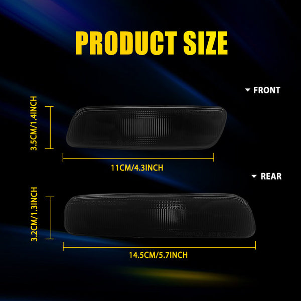 LED Side Marker Light for Lexus IS300 2001-2005, Smoked Lens, Parking Light