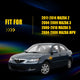 LED Side Marker Light for Mazda 2/3/5/MPV, Dark Smoked, Amber, Front Fender L&R