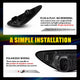 LED Side Marker Light for Mazda MX-5 Miata/RX-8, Dark Smoked, Amber, Sequential