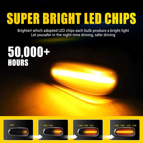 LED Side Marker Light for Mercedes Sprinter W901 1995-2006, Amber, Turn Signal