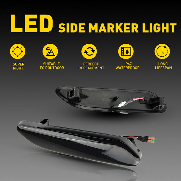 LED Side Marker Light for Mini Cooper Countryman R60/R61, Sequential Turn Signal