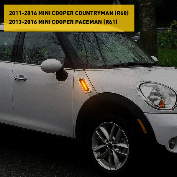LED Side Marker Light for Mini Cooper Countryman R60/R61, Sequential Turn Signal