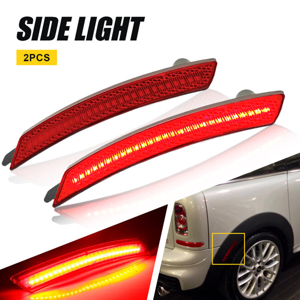 LED Side Marker Light for MINI Cooper R55/R56/R57/R58/R59/R60/R61 2007-2016, Rear