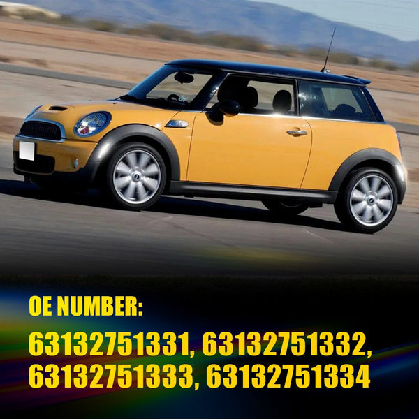 LED Side Marker Light for MINI Cooper R55/R56/R57/R58/R59/R60, Smoked Lens, Front & Rear