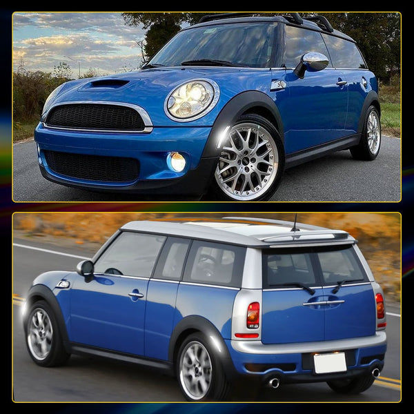 LED Side Marker Light for MINI Cooper R55/R56/R57/R58/R59/R60, Smoked Lens, Front & Rear