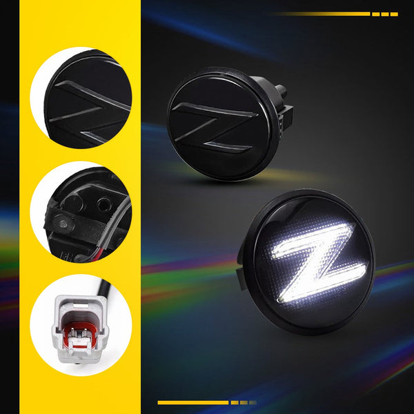 LED Side Marker Light for Nissan 350Z/370Z 2003-2020, Sequential, White