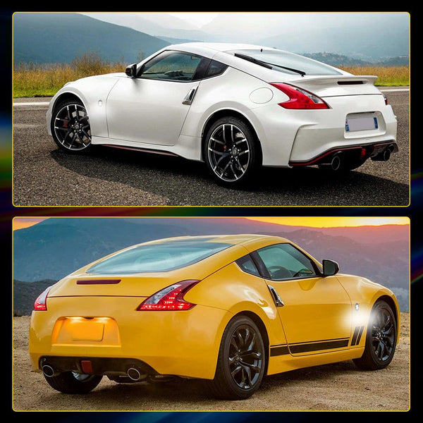 LED Side Marker Light for Nissan 350Z/370Z 2003-2020, Sequential, White