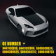 LED Side Marker Light for Subaru BRZ/Toyota GR86 2022-2025, Smoked Lens, White