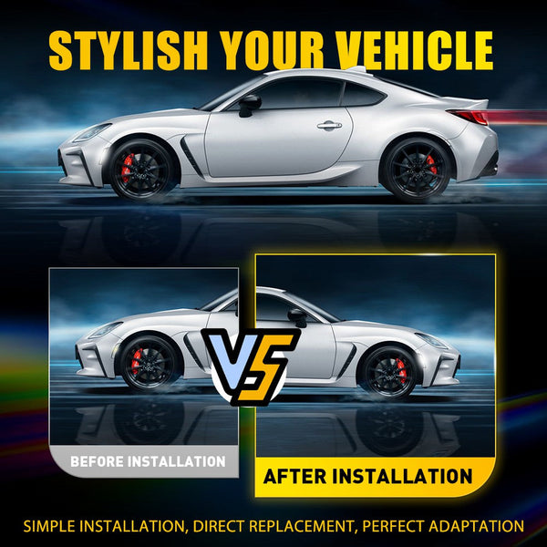 LED Side Marker Light for Subaru BRZ/Toyota GR86 2022-2025, Smoked Lens, White