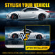 LED Side Marker Light for Subaru BRZ/Toyota GR86 2022-2025, Smoked Lens, White