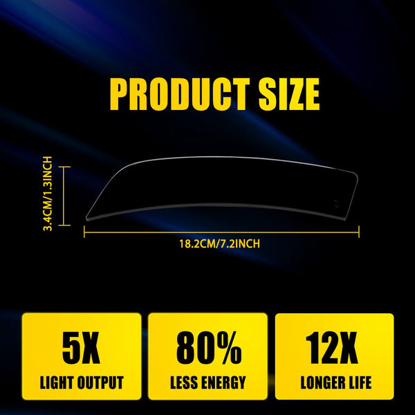 LED Side Marker Light for Subaru BRZ/Toyota GR86 2022-2025, Smoked Lens, White