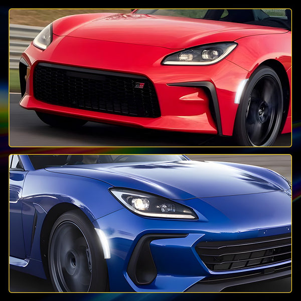 LED Side Marker Light for Toyota GR86/Subaru BRZ 2022-2024, Clear Lens, White