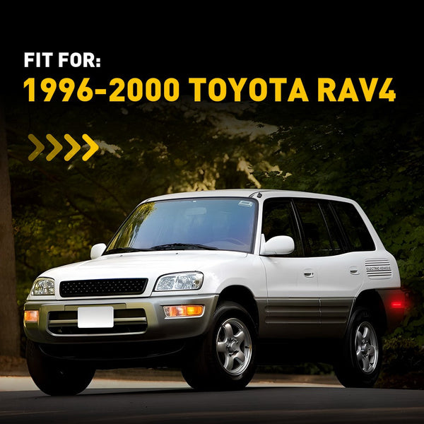 LED Side Marker Light for Toyota RAV4 1996-2000, Red, Rear Bumper Fender, L&R