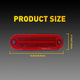 LED Side Marker Light for Toyota RAV4 1996-2000, Red, Rear Bumper Fender, L&R