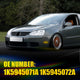 LED Side Marker Light for Volkswagen MK5 R32/MK6 2006-2009, Smoked Lens, Amber