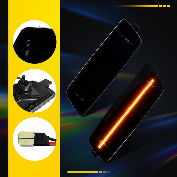 LED Side Marker Light for Volkswagen MK5 R32/MK6 2006-2009, Smoked Lens, Front