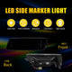 LED Side Marker Light for Volkswagen MK5 R32/MK6 2006-2009, Smoked Lens, Front