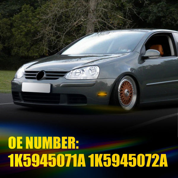 LED Side Marker Light for Volkswagen MK5 R32/MK6 2006-2009, Smoked Lens, Front