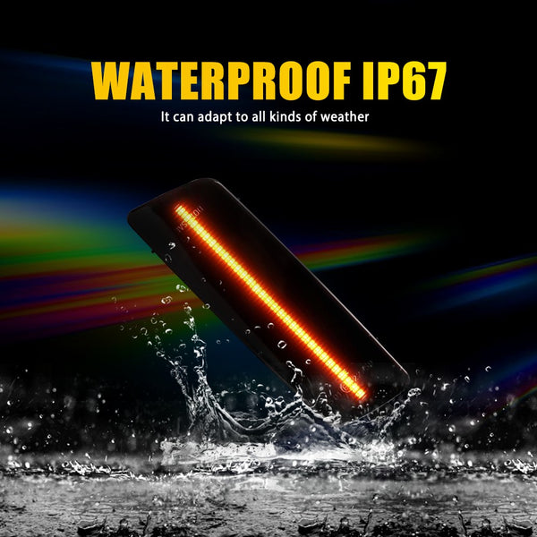 LED Side Marker Light for Volkswagen MK5 R32/MK6 2006-2009, Smoked Lens, Front