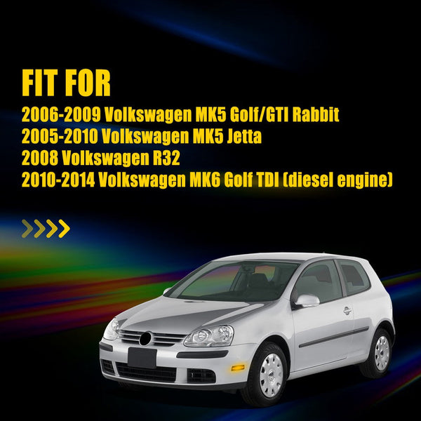 LED Side Marker Light for Volkswagen MK5 R32/MK6 2006-2009, Smoked Lens, Front