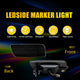LED Side Marker Light for Volkswagen MK6 GTI 2010-2014, Smoked Lens, Amber, Front
