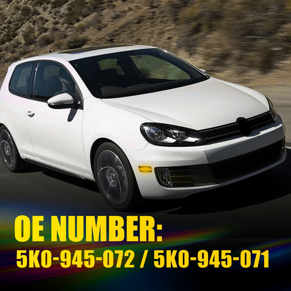 LED Side Marker Light for Volkswagen MK6 GTI 2010-2014, Smoked Lens, Amber, Front