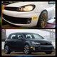 LED Side Marker Light for Volkswagen MK6 GTI 2010-2014, Smoked Lens, Amber, Front