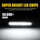 LED Side Marker Light for Volkswagen MK6 GTI 2010-2014, Smoked Lens, White, Front