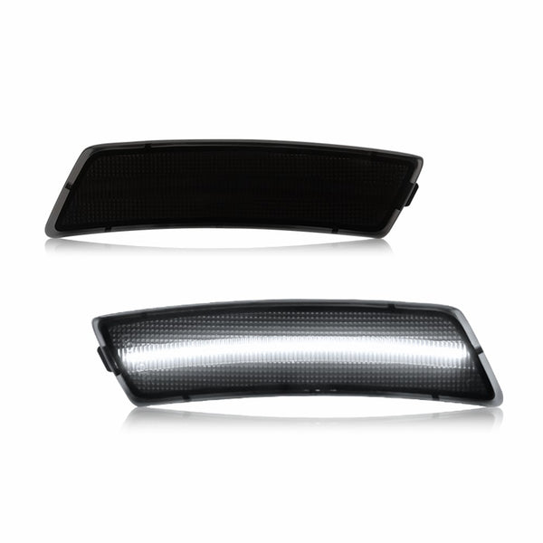 LED Side Marker Light for VW Tiguan 2018-2023 & Beetle 2012-2019, Smoked Lens, Fender