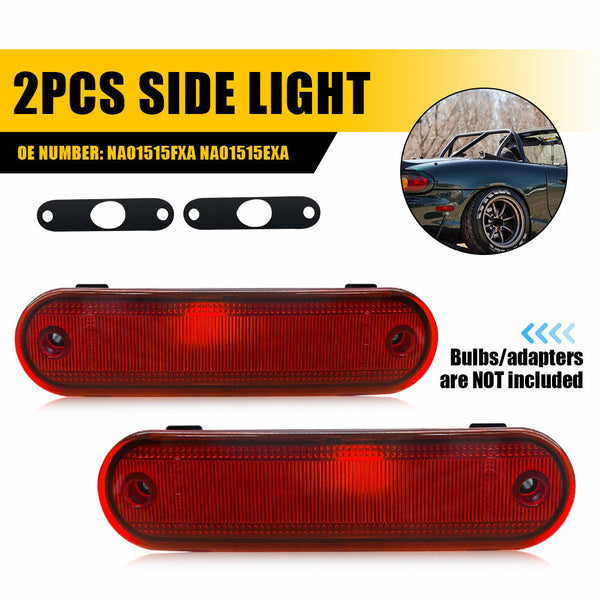 LED Side Marker Light Front Amber for Mazda MX-5 Miata 1990-2005