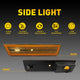 LED Side Marker Light Front Bumper/Fender for Dodge Challenger 2008-2014, Amber Cover