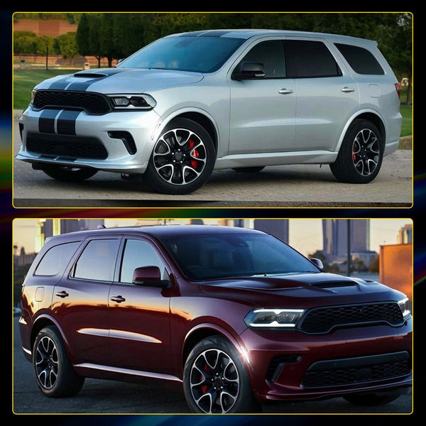 LED Side Marker Light Front Bumper for Dodge Durango 2021-2025, Smoked Lens, White