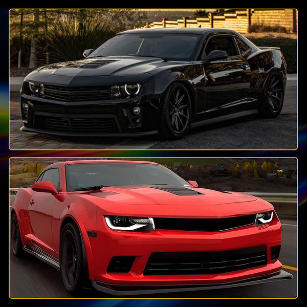 LED Side Marker Light Front for Chevrolet Camaro 2010-2015, Smoked Lens, Front Only