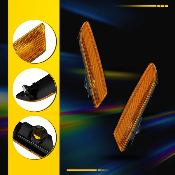 LED Side Marker Light Front for Chrysler Crossfire 2004-2008, Amber