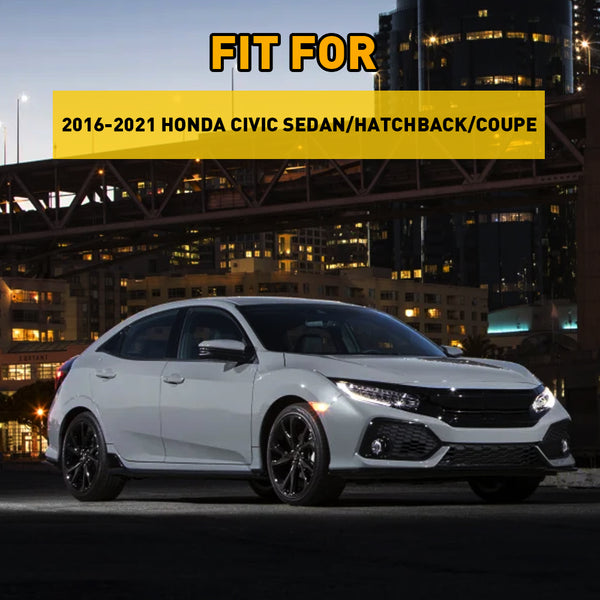 LED Side Marker Light Front Reflector for Honda Civic, Amber, Driver & Passenger